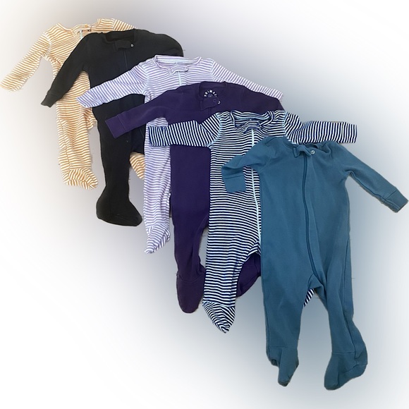 Primary Onesies - 0-3 months, set of 6 - Picture 1 of 5